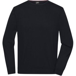 Men's Round-Neck Pullover - Klassischer Baumwoll-Pullover