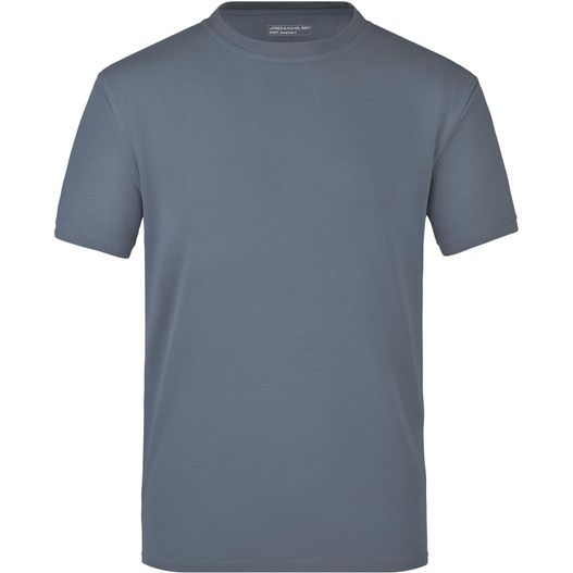 ein graues t-shirt mit einem weißen logo auf der brust Function-T - T-Shirt aus hochfunktionellem CoolDry® (Bild 1)