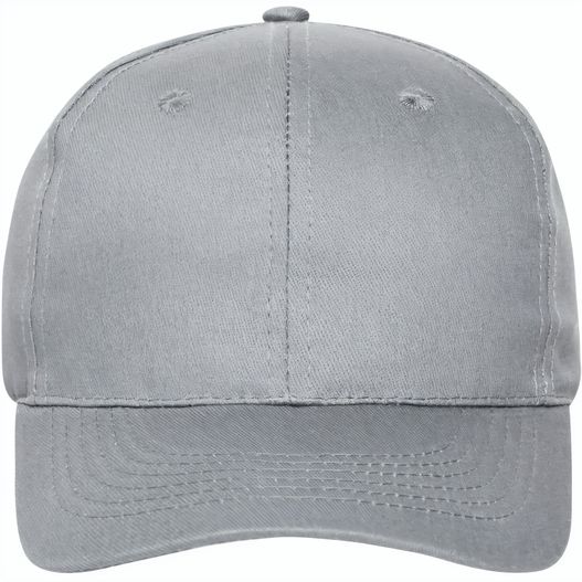 6 Panel Cap Bio Cotton - 6 Panel Cap mit ungebürsteter Oberfläche (Bild 1)