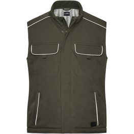 Workwear Softshell Padded Vest - SOLID - - Professionelle Softshellweste mit warmem Innenfutter und hochwertigen Details im cleanen Look