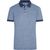 Men's Heather Polo - Melange Polo mit modischen Details (Bild 1)