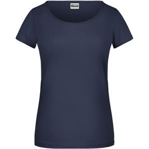 Ladies'-T - T-Shirt mit trendigem Rollsaum