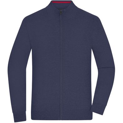 Men's Zip Cardigan - Klassische Strickjacke mit Reißverschluss