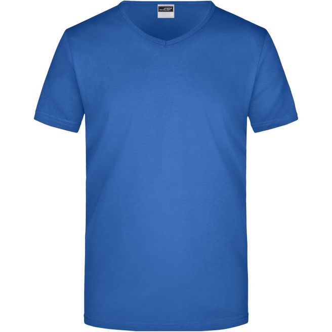 Men's Slim Fit V-T - Figurbetontes V-Neck-T-Shirt