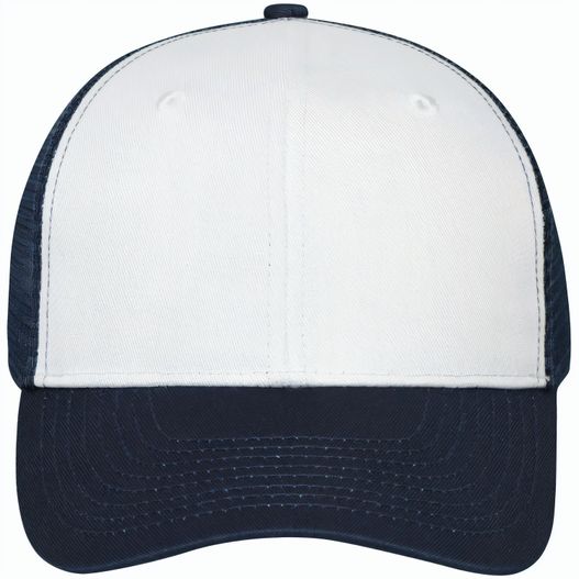 6 Panel Mesh Cap - Trendiges 6 Panel Mesh Cap aus Polycotton (Bild 1)