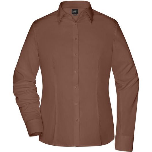 Ladies`Shirt Slim Fit - Modisch tailliertes Cityhemd und Damenbluse (Bild 1)