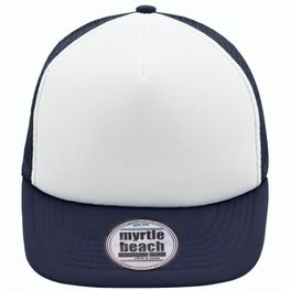 5 Panel Flat Peak Cap - 5 Panel Mesh Cap mit flachem Schild