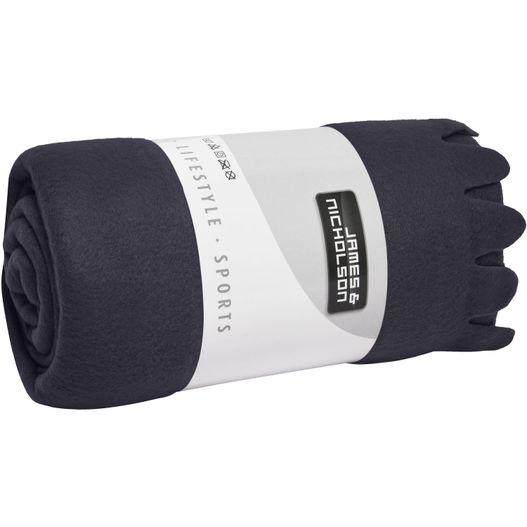 Fleece Blanket - Fleecedecke mit abgerundeten Fransen (Bild 1)