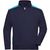 Workwear Half-Zip Sweat - COLOR - - Sweatshirt mit Stehkragen, Reißverschluss und Kontrasteinsätzen