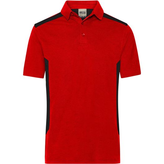 Men's Workwear Polo - STRONG - - Strapazierfähiges und pflegeleichtes Polo mit Kontrasteinsätzen (Bild 1)