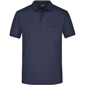 Men's Polo Pocket - Klassisches Poloshirt mit Brusttasche