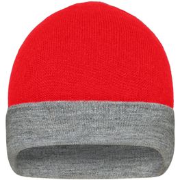 Produktabbildung Reversible Beanie - Wendemütze mit breitem Kontrastumschlag Reversible Beanie - Wendemütze mit breitem Kontrastumschlag