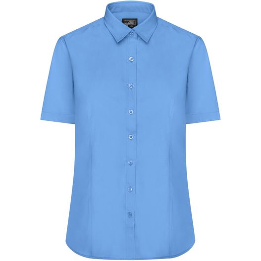 Ladies' Shirt Shortsleeve Poplin - Klassisches Shirt aus pflegeleichtem Mischgewebe (Bild 1)