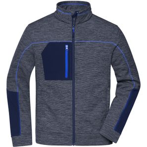 Men's Structure Fleece Jacket - Pflegeleichte Strick-Fleecejacke für Arbeit und Freizeit