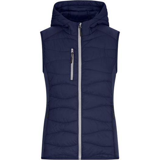 Produktabbildung Ladies' Hybrid Vest - Sportliche Weste mit Kapuze im attraktiven Materialmix Ladies' Hybrid Vest - Sportliche Weste mit Kapuze im attraktiven Materialmix (Bild 1)
