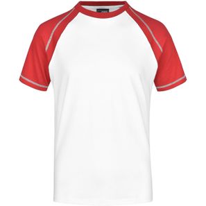 Men's Raglan-T - T-Shirt in sportlicher, zweifarbiger Optik