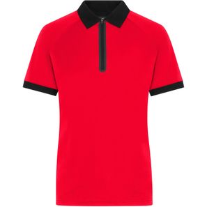 Ladies' Zip-Polo - Polo mit Reißverschluss aus Funktions-Polyester für Promotion, Sport und Freizeit