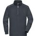Workwear Half-Zip Sweat - SOLID - - Sweatshirt mit Stehkragen, Reißverschluss und Kontrastpaspel