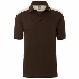Men's Workwear Polo - COLOR - - Pflegeleichtes und strapazierfähiges Polo mit Kontrasteinsätzen