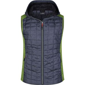 Ladies' Knitted Hybrid Vest - Weste im stylischen Materialmix