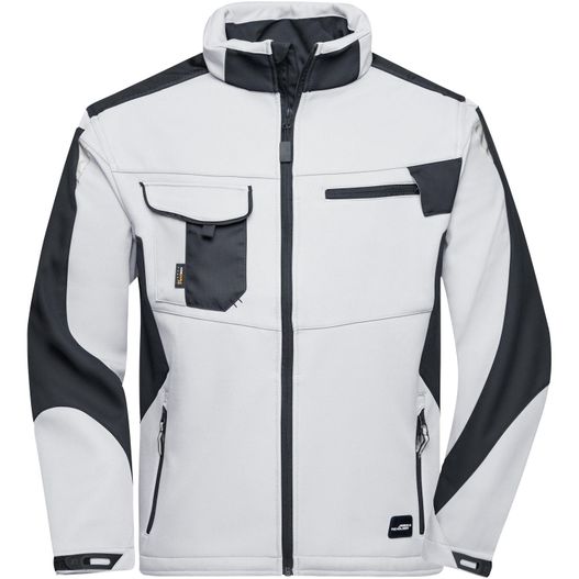 Workwear Softshell Jacket - STRONG - - Professionelle Softshelljacke mit hochwertiger Ausstattung (Bild 1)