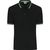 Men's Polo - Klassisches Polo mit Kontraststreifen an Kragen und Armbündchen in Piqué-Qualität