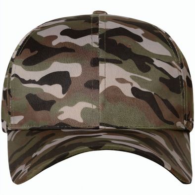 6 Panel Camouflage Cap - Hochwertige 6 Panel Cap mit Camouflage Design