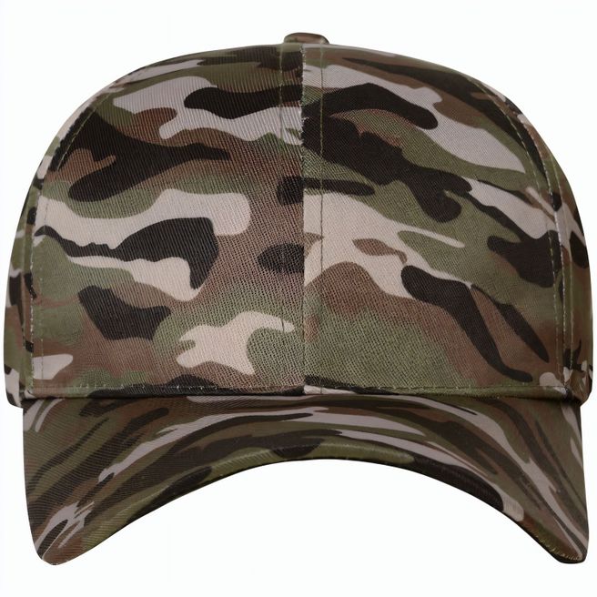 6 Panel Camouflage Cap - Hochwertige 6 Panel Cap mit Camouflage Design