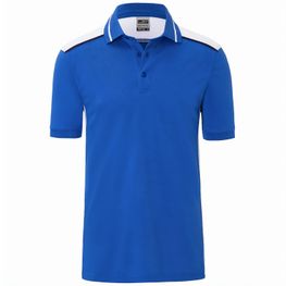 Men's Workwear Polo - COLOR - - Pflegeleichtes und strapazierfähiges Polo mit Kontrasteinsätzen