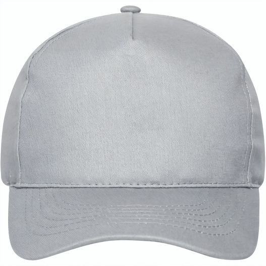 5 Panel Cap Bio Cotton - 5 Panel Cap mit ungebürsteter Oberfläche (Bild 1)