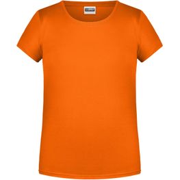 Girls' Basic-T - T-Shirt für Kinder in klassischer Form