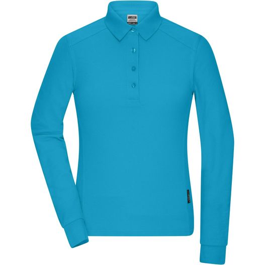 Ladies' Workwear-Longsleeve Polo - Strapazierfähiges und pflegeleichtes Langarm Polo (Bild 1)