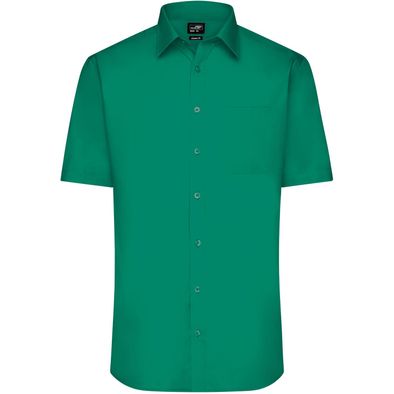 Men's Shirt Shortsleeve Poplin - Klassisches Shirt aus pflegeleichtem Mischgewebe