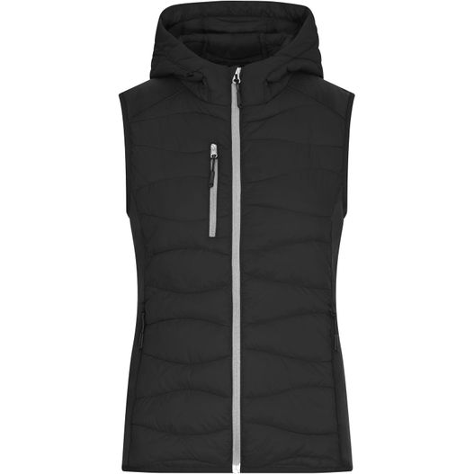 Produktabbildung Ladies' Hybrid Vest - Sportliche Weste mit Kapuze im attraktiven Materialmix Ladies' Hybrid Vest - Sportliche Weste mit Kapuze im attraktiven Materialmix (Bild 1)