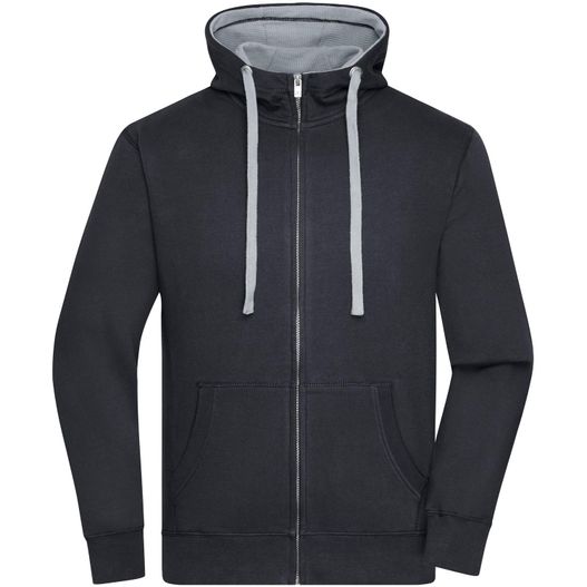 Men's Lifestyle Zip-Hoody - Sweatjacke mit Reißverschluss und Kapuze (Bild 1)