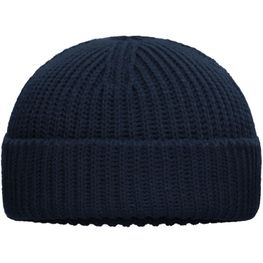 Fisherman Beanie - Modische Strickmütze mit Umschlag