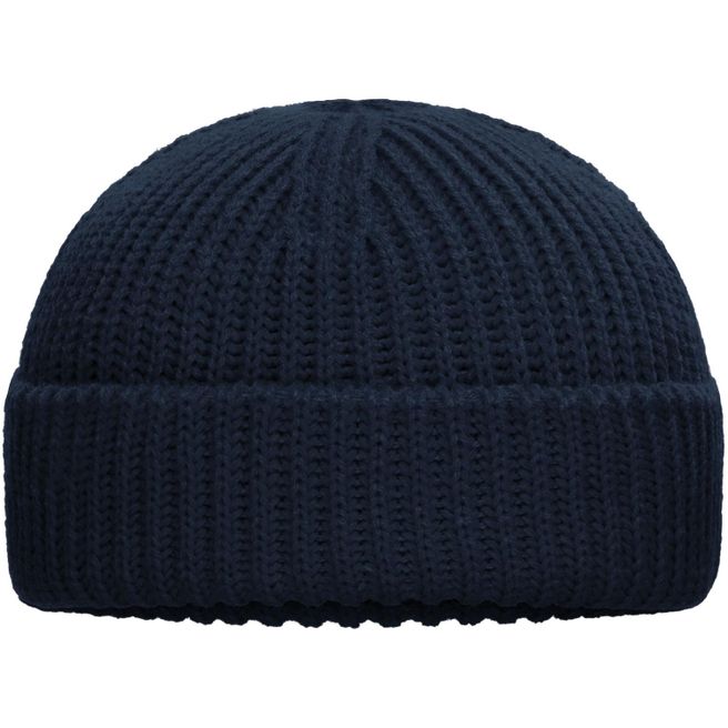 Fisherman Beanie - Modische Strickmütze mit Umschlag