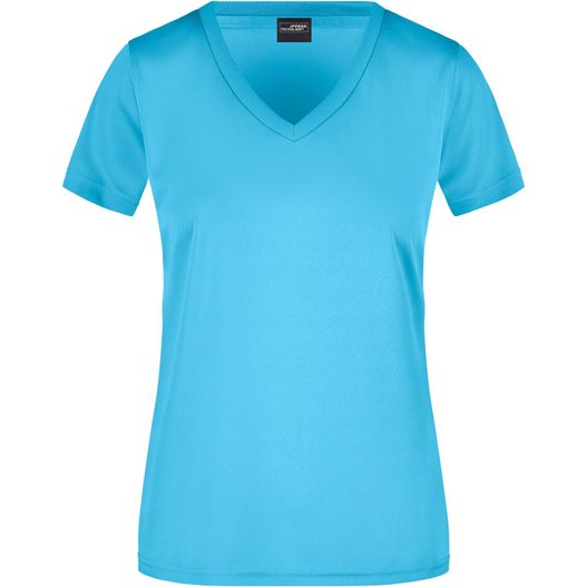 Ladies' Active-V - Funktions T-Shirt für Freizeit und Sport (Bild 1)