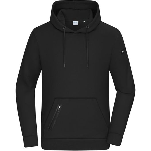 Men's Hoody Interlock - Stylischer Hoody in technischem Look (Bild 1)