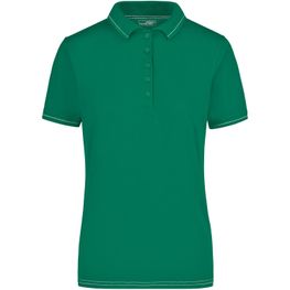 Ladies' Elastic Polo - Hochwertiges Poloshirt mit Kontraststreifen