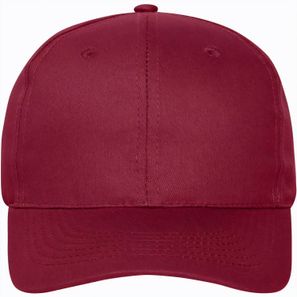 6 Panel Cap Bio Cotton - 6 Panel Cap mit ungebürsteter Oberfläche