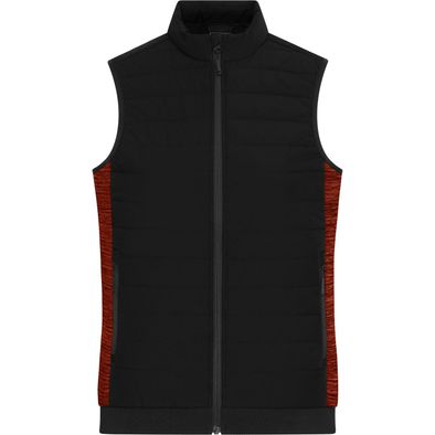 Produktabbildung Ladies' Padded Hybrid Vest - Wattierte Weste mit Stehkragen im attraktiven Materialmix Ladies' Padded Hybrid Vest - Wattierte Weste mit Stehkragen im attraktiven Materialmix
