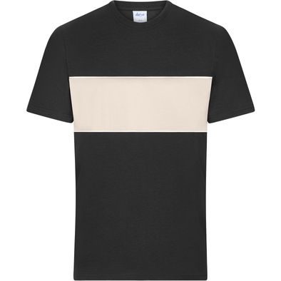T-Shirt colour-block UNISEX - Unisex T-Shirt mit Kontrasteinsatz