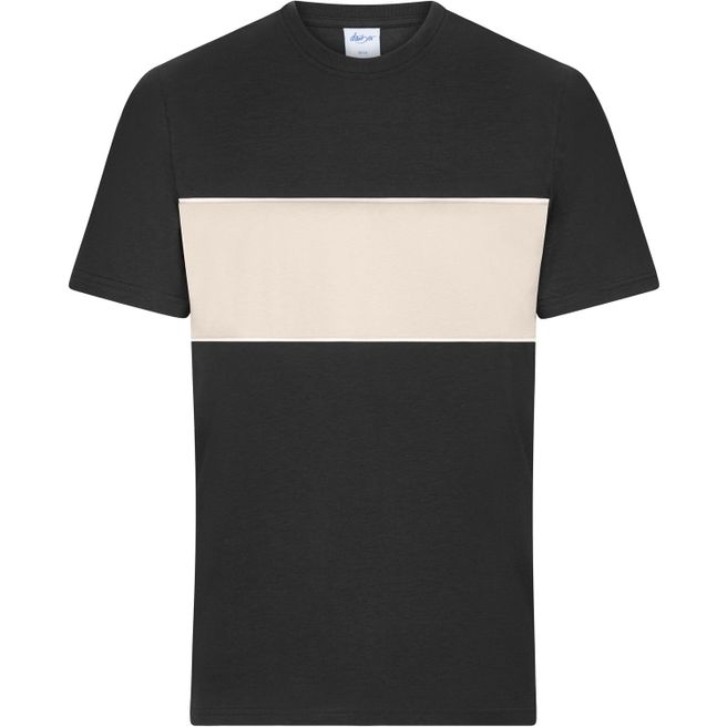 T-Shirt colour-block UNISEX - Unisex T-Shirt mit Kontrasteinsatz