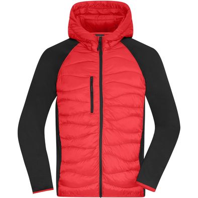 Produktabbildung Men's Hybrid Jacket - Sportliche Jacke mit Kapuze im attraktiven Materialmix Men's Hybrid Jacket - Sportliche Jacke mit Kapuze im attraktiven Materialmix
