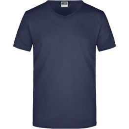 Men's Slim Fit V-T - Figurbetontes V-Neck-T-Shirt