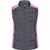 Ladies' Knitted Hybrid Vest - Weste im stylischen Materialmix