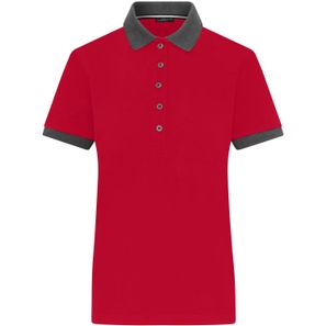 Ladies' Polo - Klassisches Polo mit kontrastfarbigem Kragen und Armbündchen in Piqué-Qualität