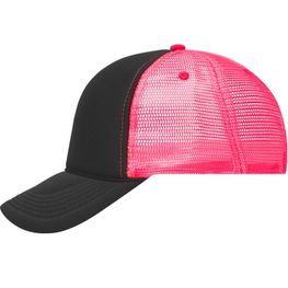 5 Panel Retro Mesh Cap - 5 Panel Cap mit retrogetreuer Zierkordel über dem Schild