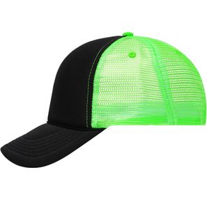 5 Panel Retro Mesh Cap - 5 Panel Cap mit retrogetreuer Zierkordel über dem Schild